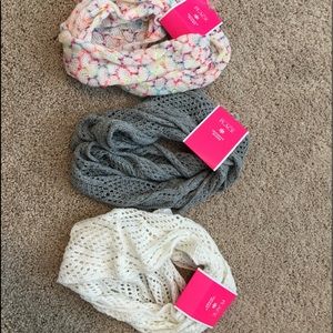 3 brand new scarves. Each one was 17.00 each